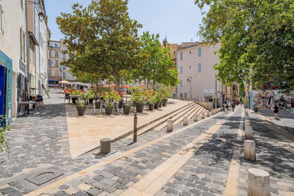 Charmant T2 Au Coeur Du Panier مارسيليا المظهر الخارجي الصورة