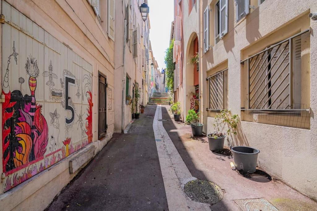 Charmant T2 Au Coeur Du Panier مارسيليا المظهر الخارجي الصورة